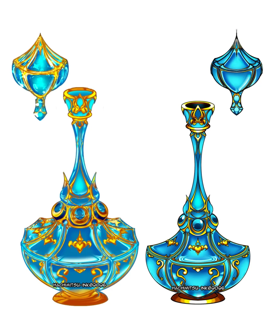 Divinity bottle version 1 and 2